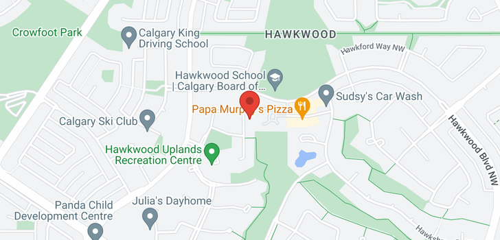 map of 79 Hawkside  Close NW